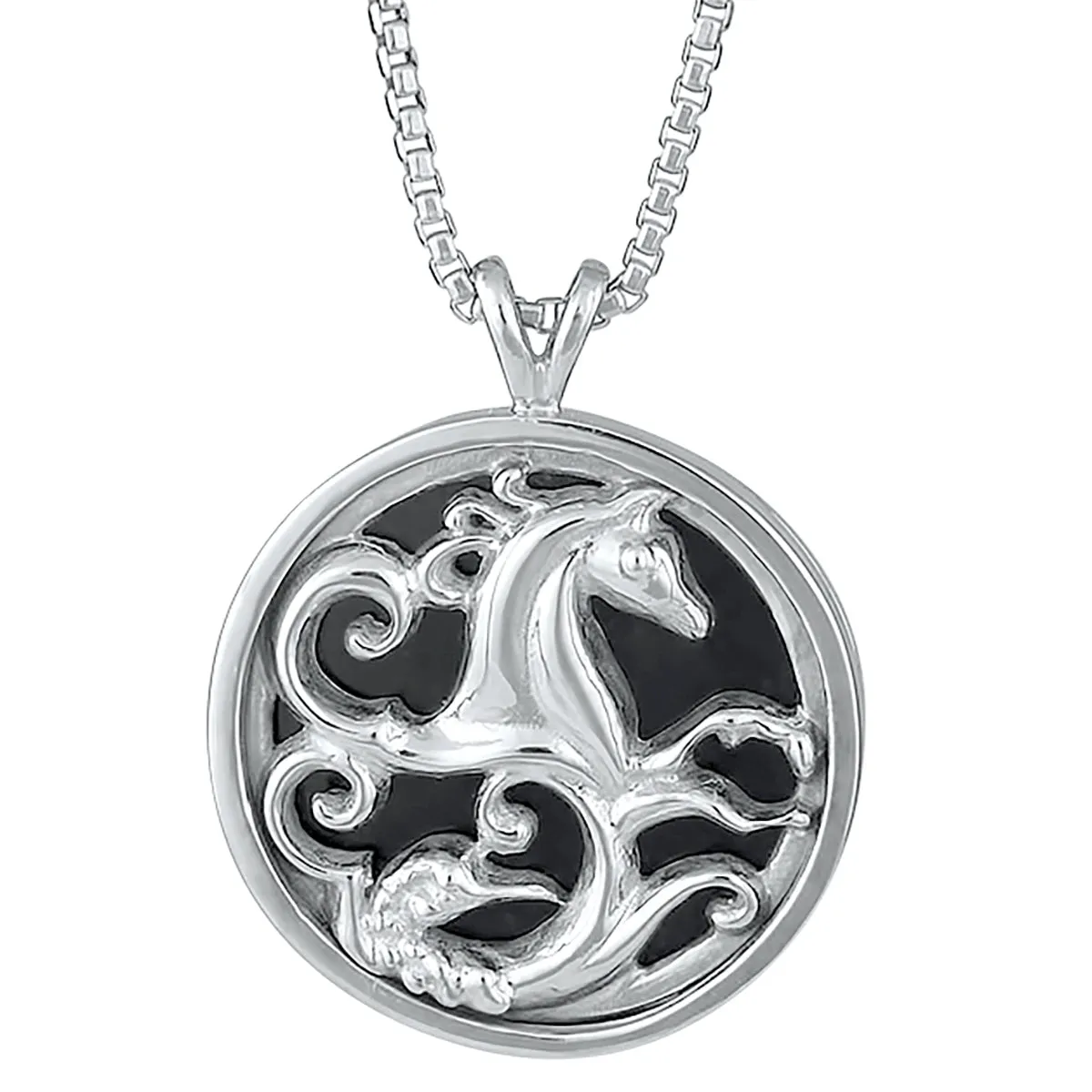 Silver Onyx Pendant