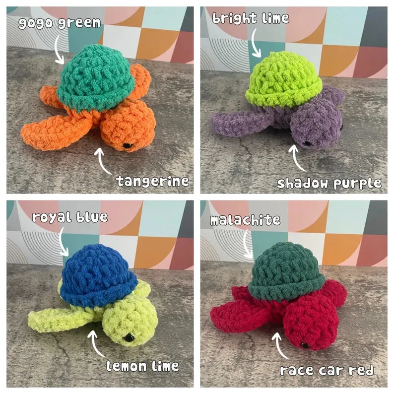 Small Turtle Crochet Plushie