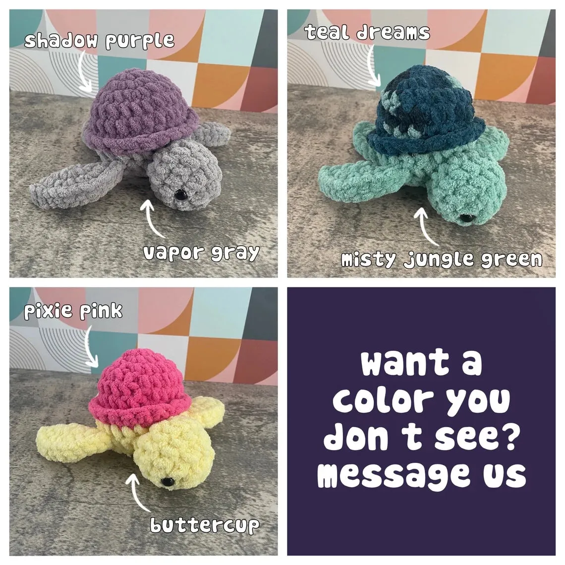 Small Turtle Crochet Plushie