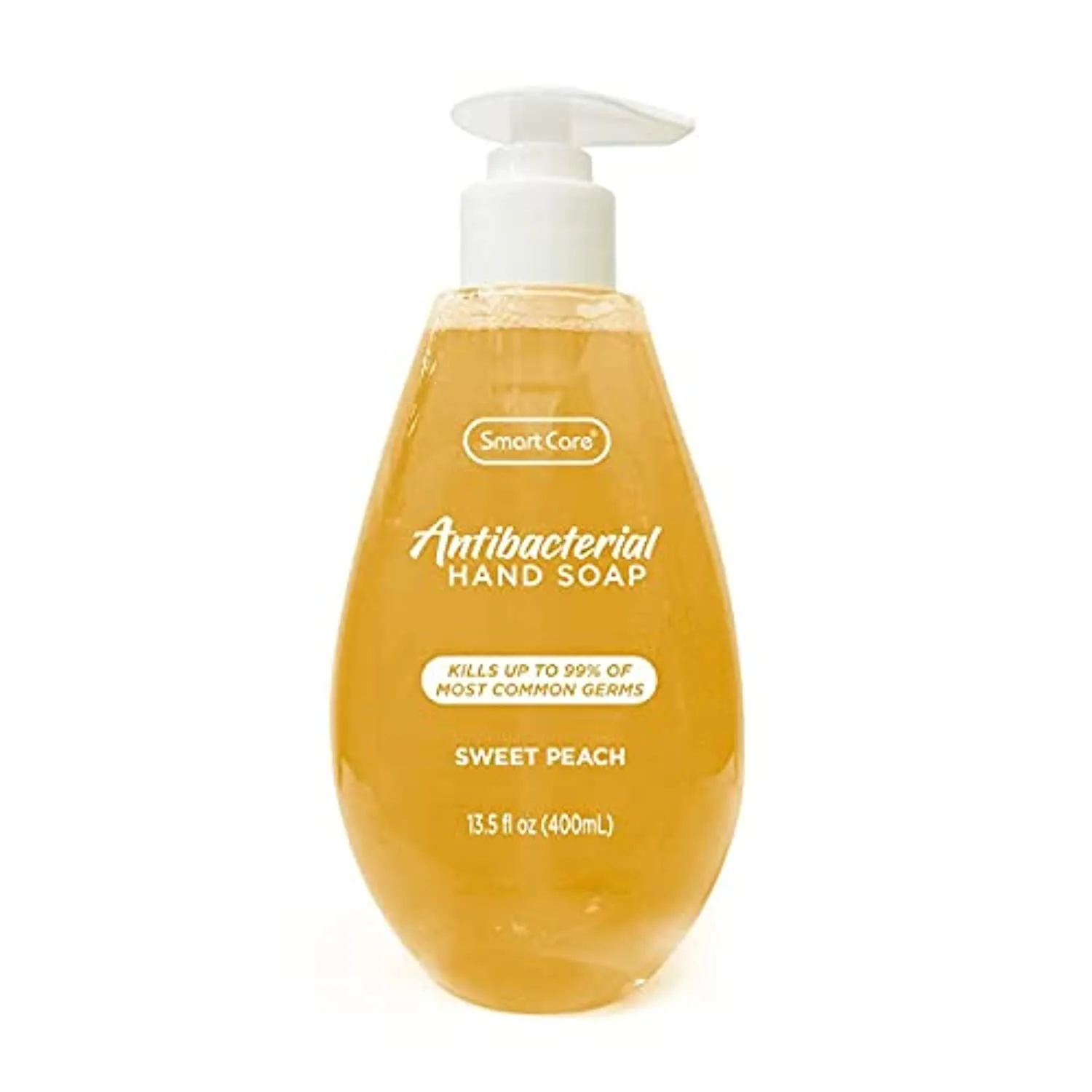 Smart Care Antibacterial Hand Soap, Sweet Peach, 13.5 Ounce (Pack of 12)
