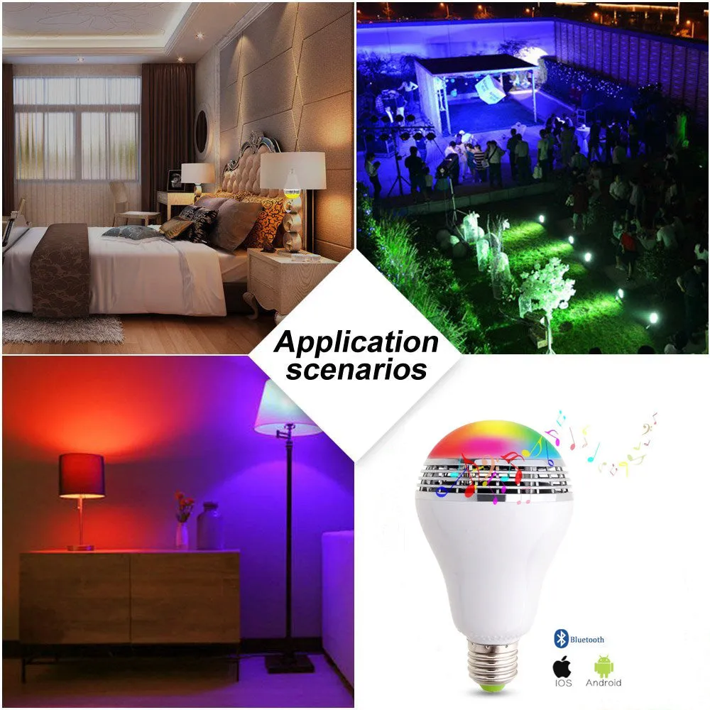 Smart LED Bulb Wireless Bluetooth Speaker