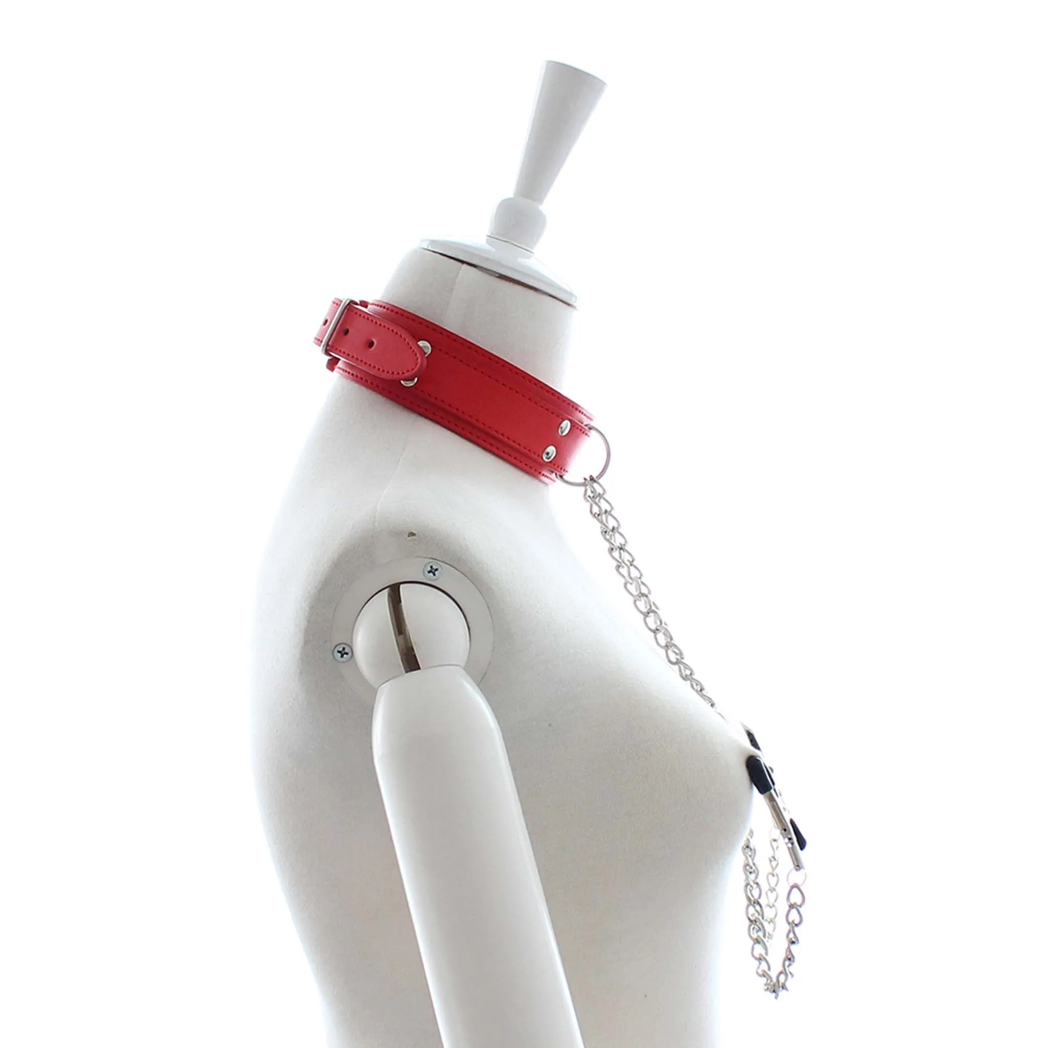 Smart Moves - Collar met Tepelklemmen - Rood