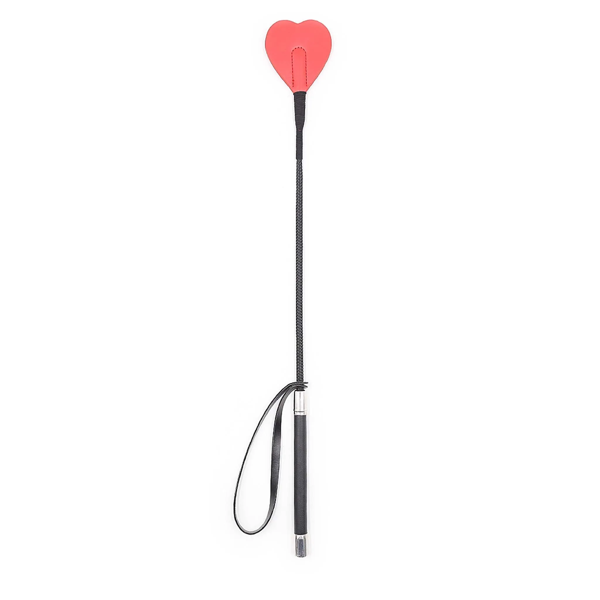 Smart Moves - Rijzweep Hartje - 54 cm - Zwart/Rood