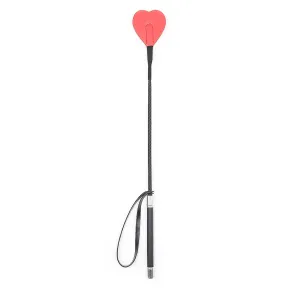 Smart Moves - Rijzweep Hartje - 54 cm - Zwart/Rood