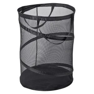Smart n Pop-Up Spiral Laundry Hamper Bag Mesh - Collapsible