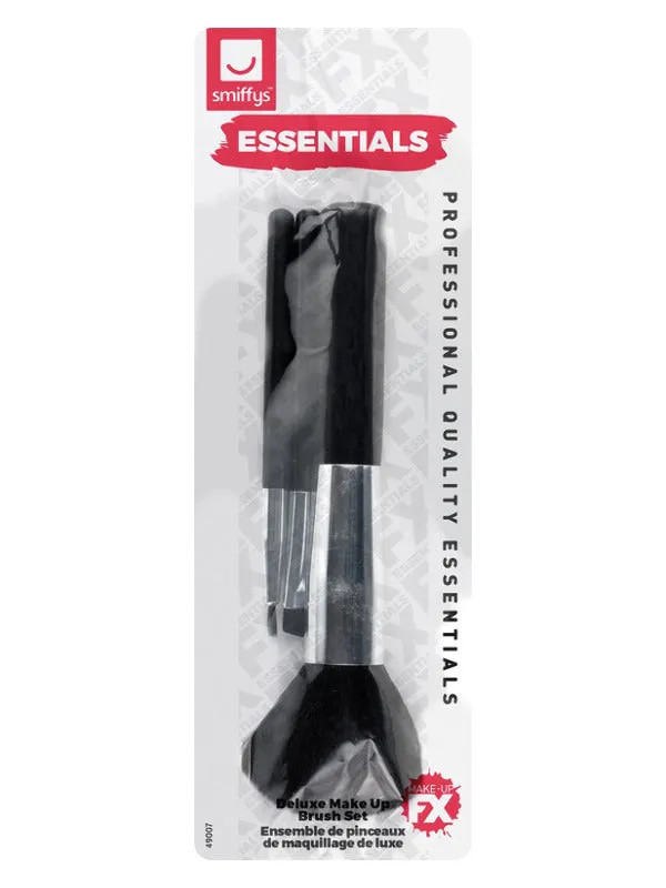 Smiffys Make-up FX Essentials, Cosmetic Brush Set,