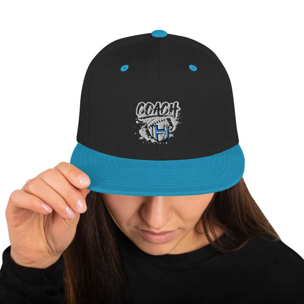 Snapback Hat ~ Jr Hawks Coach