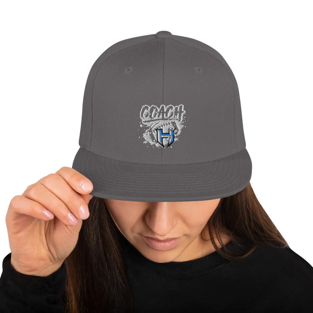 Snapback Hat ~ Jr Hawks Coach