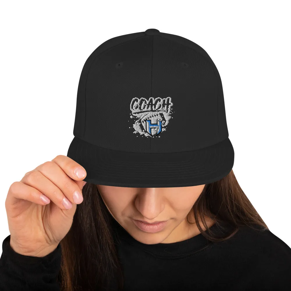 Snapback Hat ~ Jr Hawks Coach