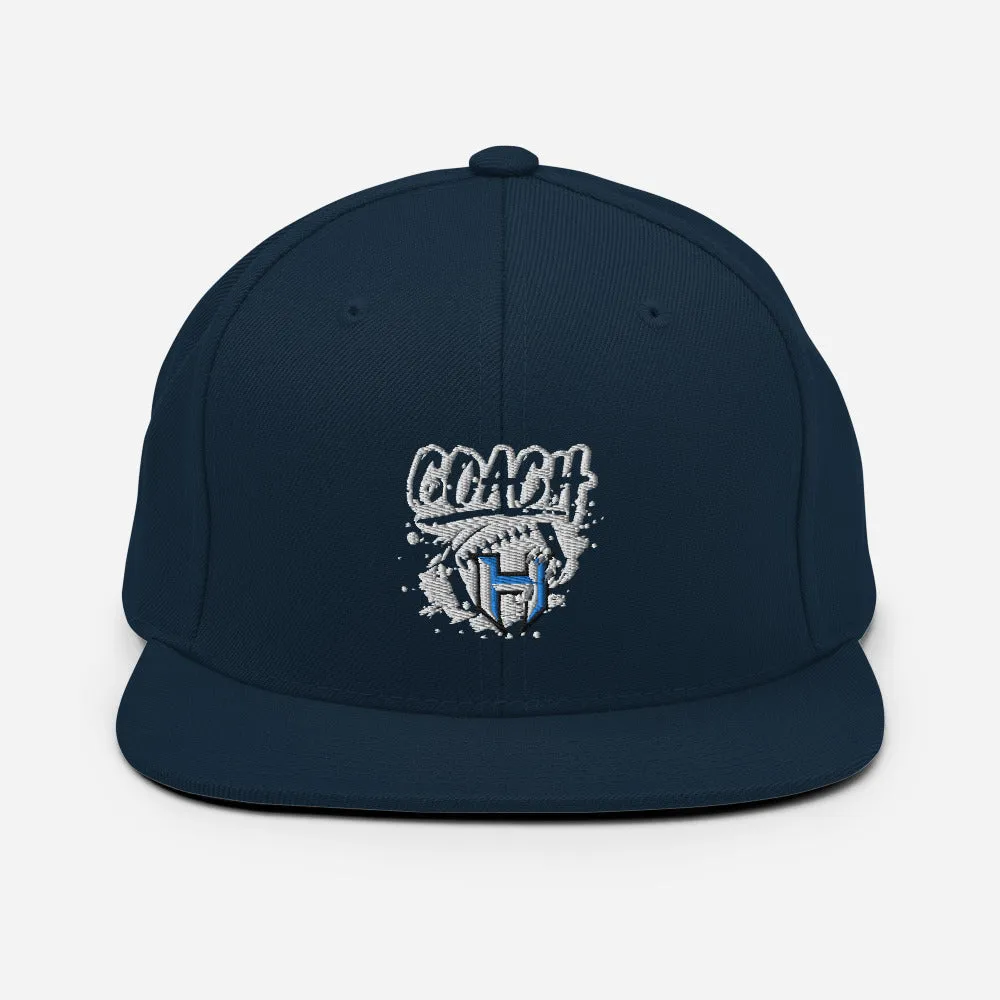Snapback Hat ~ Jr Hawks Coach