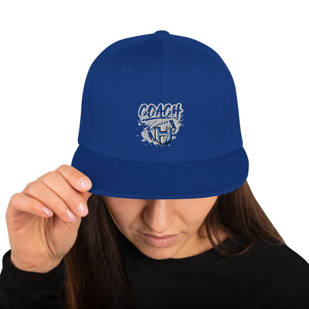 Snapback Hat ~ Jr Hawks Coach