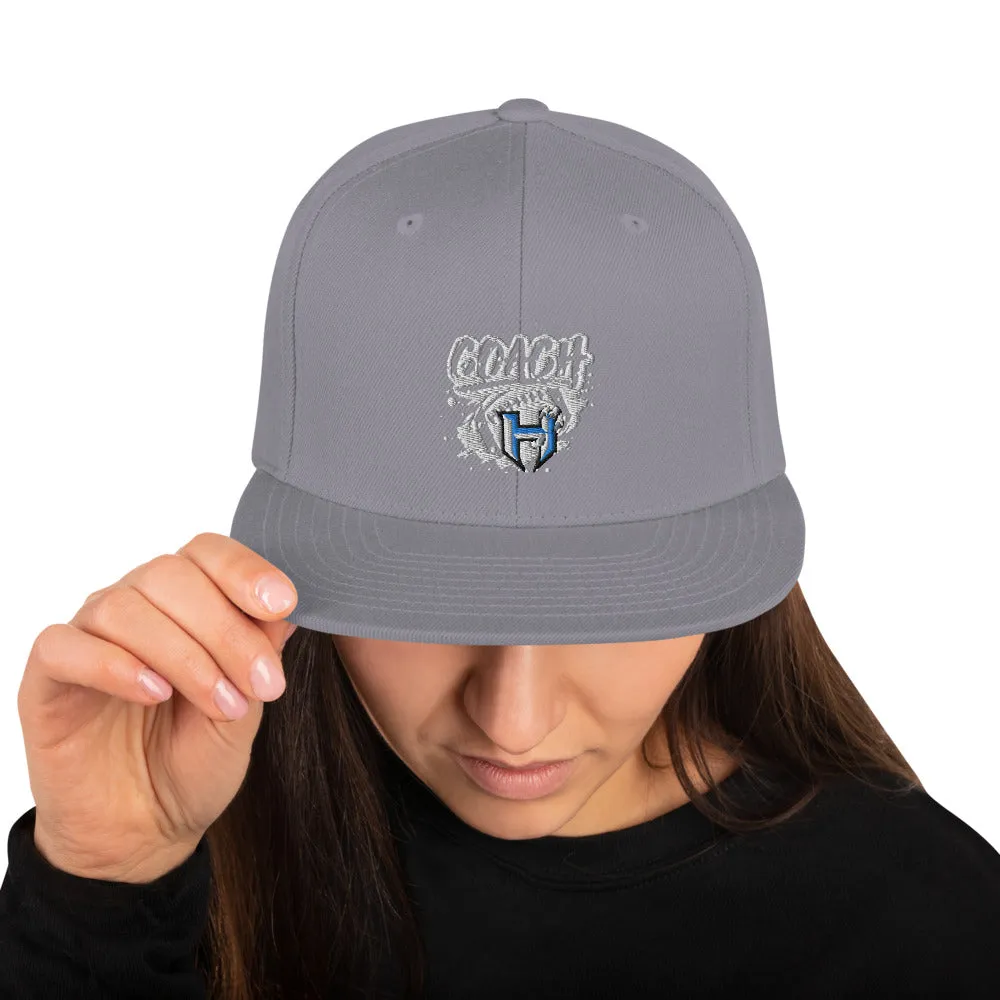 Snapback Hat ~ Jr Hawks Coach