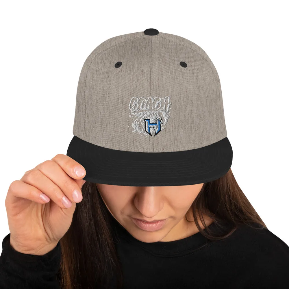 Snapback Hat ~ Jr Hawks Coach