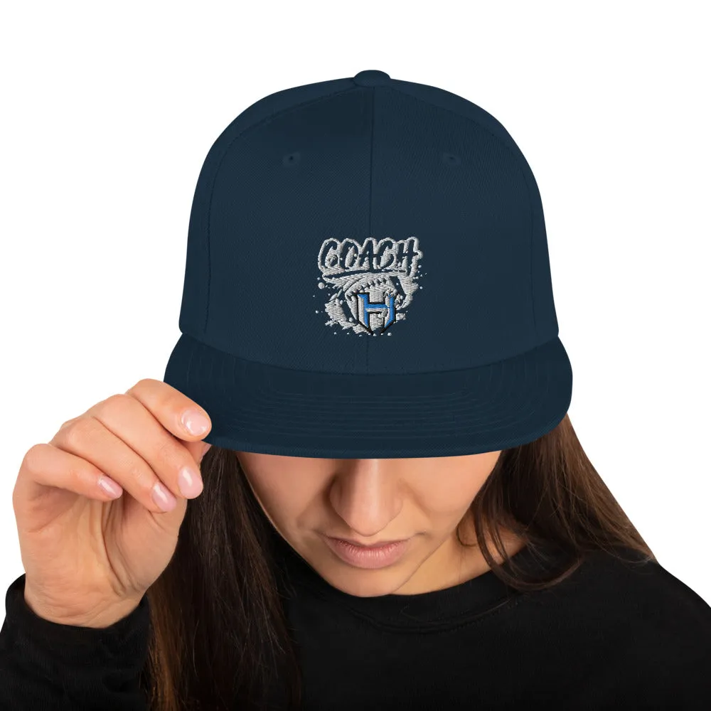 Snapback Hat ~ Jr Hawks Coach
