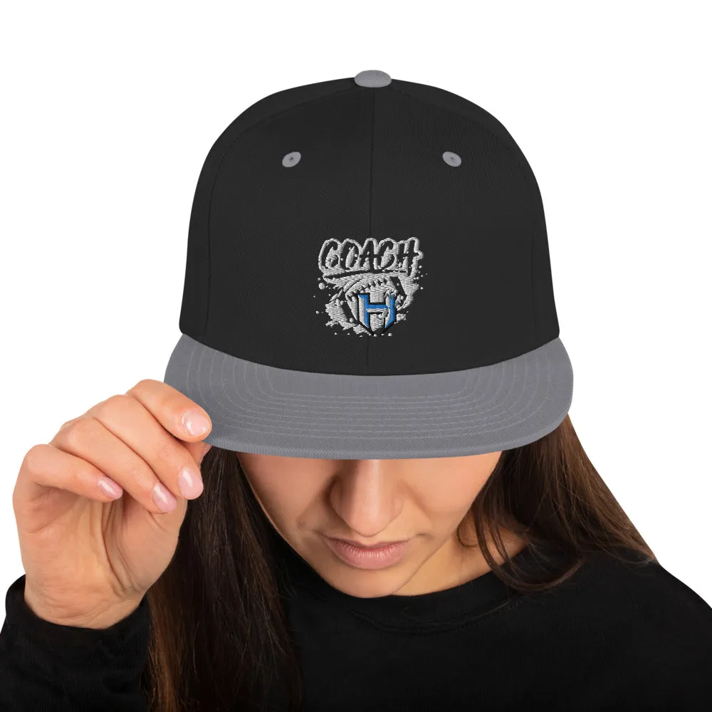 Snapback Hat ~ Jr Hawks Coach