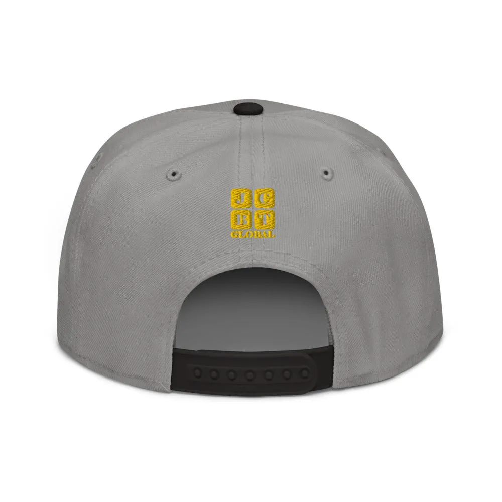 Snapback Hat "1051-0061 Born To Surf (Yellow Logo)"