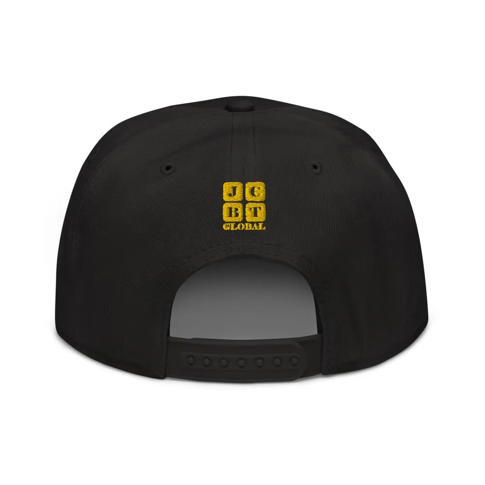 Snapback Hat "1051-0061 Born To Surf (Yellow Logo)"