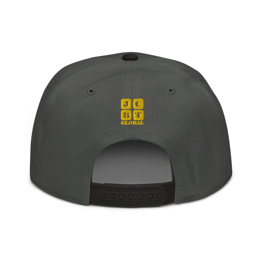 Snapback Hat "1051-0061 Born To Surf (Yellow Logo)"