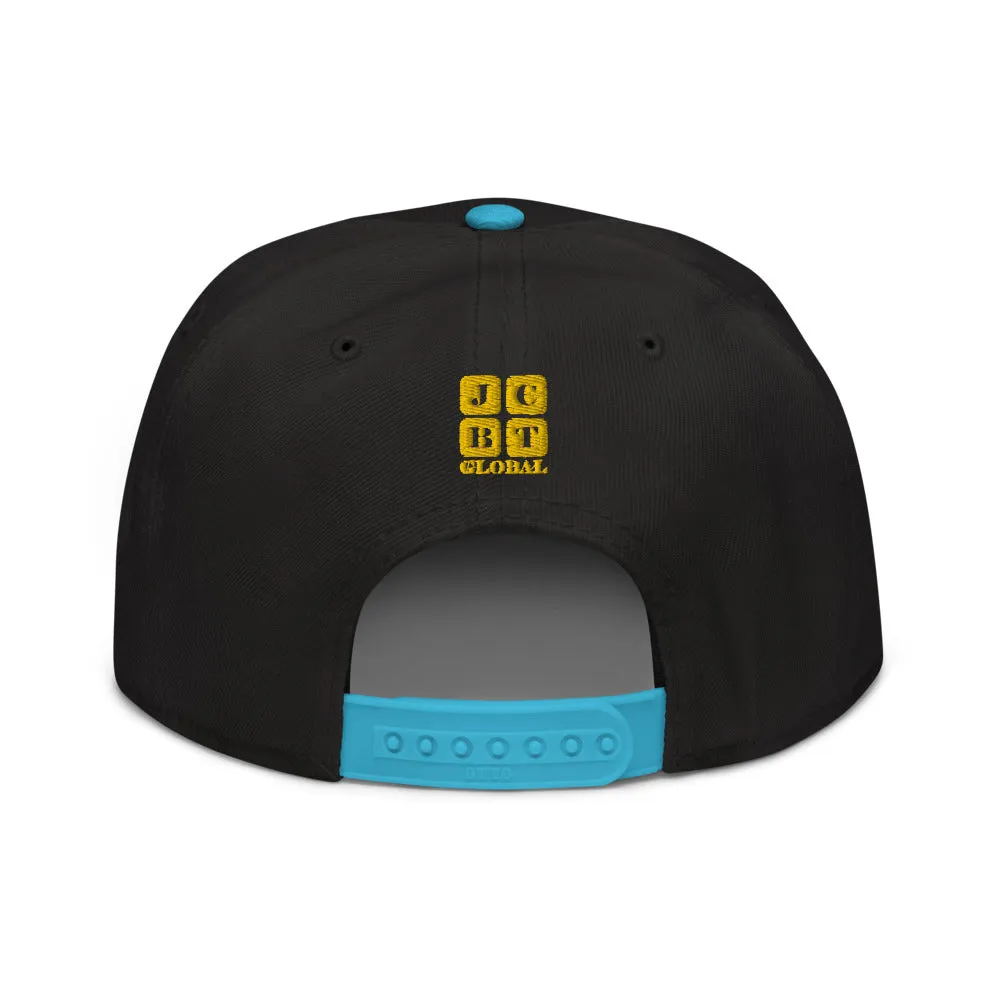 Snapback Hat "1051-0061 Born To Surf (Yellow Logo)"
