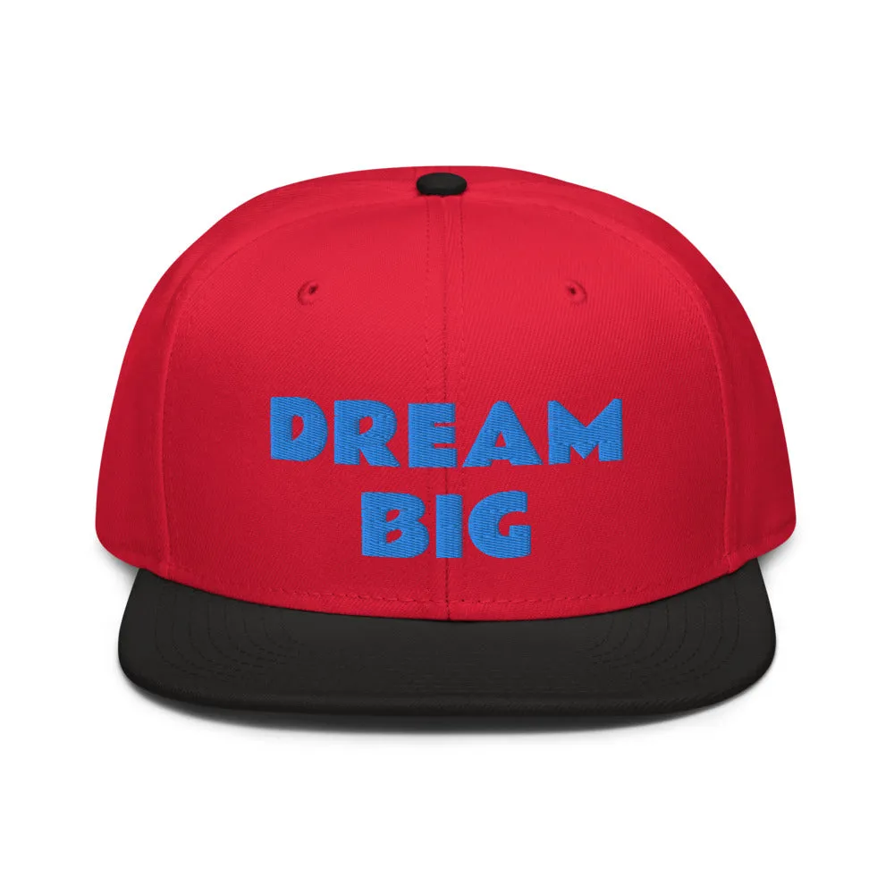 Snapback Hat "1052-0011 Dream Big (Blue Logo)"