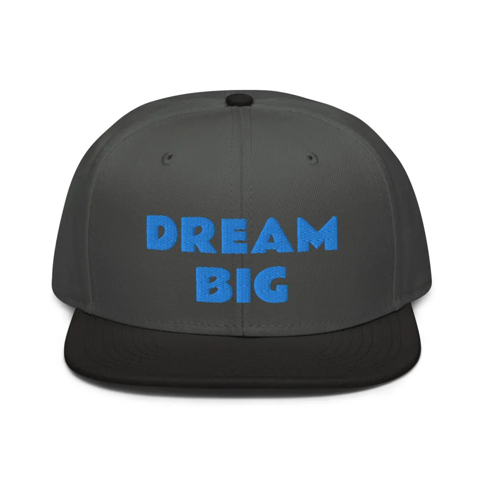 Snapback Hat "1052-0011 Dream Big (Blue Logo)"