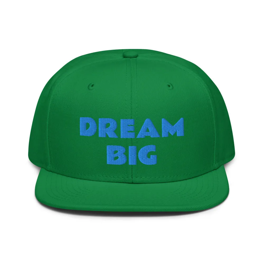 Snapback Hat "1052-0011 Dream Big (Blue Logo)"