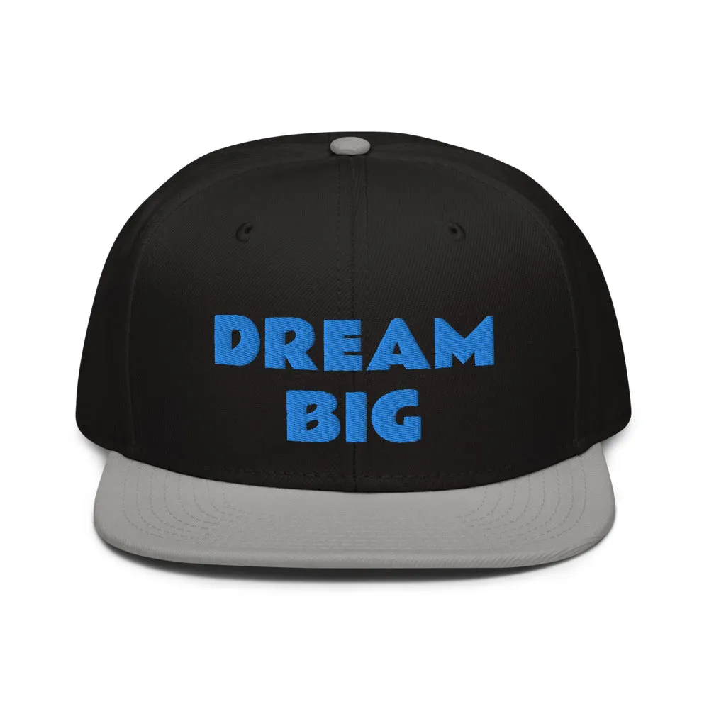 Snapback Hat "1052-0011 Dream Big (Blue Logo)"