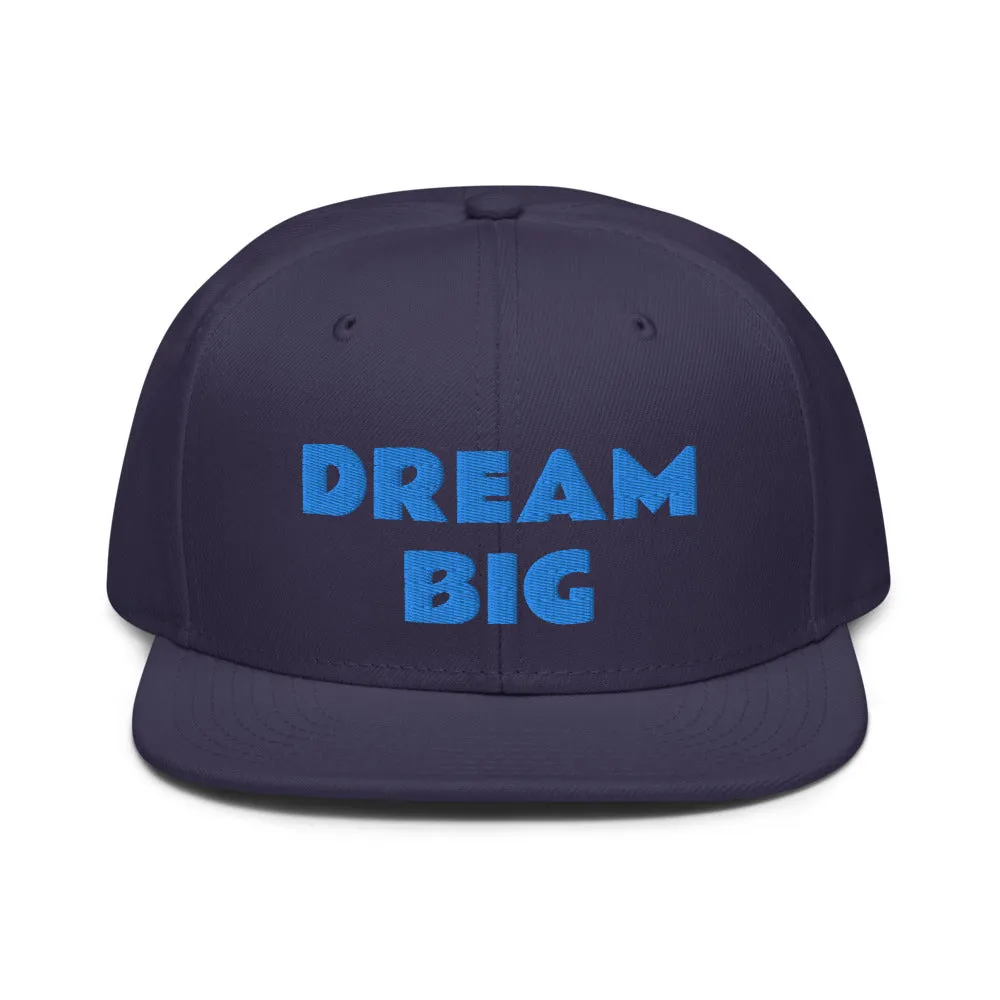Snapback Hat "1052-0011 Dream Big (Blue Logo)"