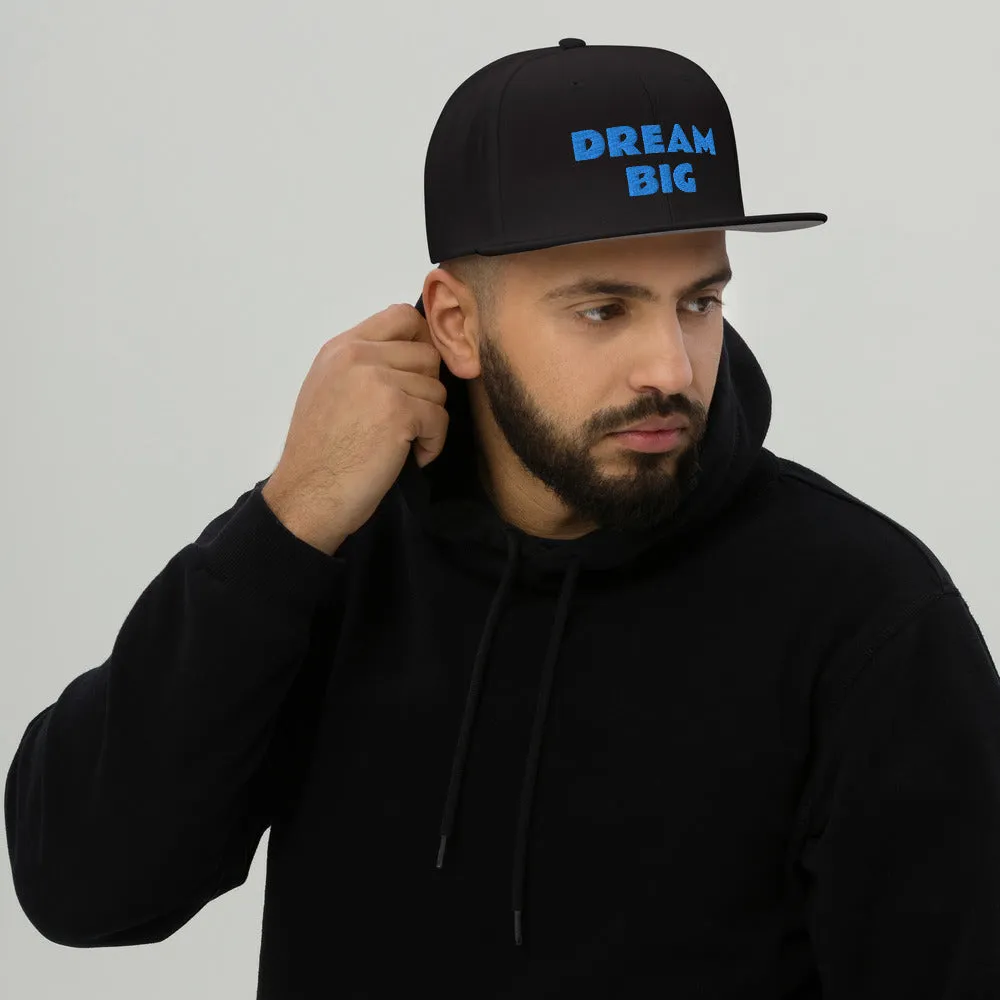 Snapback Hat "1052-0011 Dream Big (Blue Logo)"