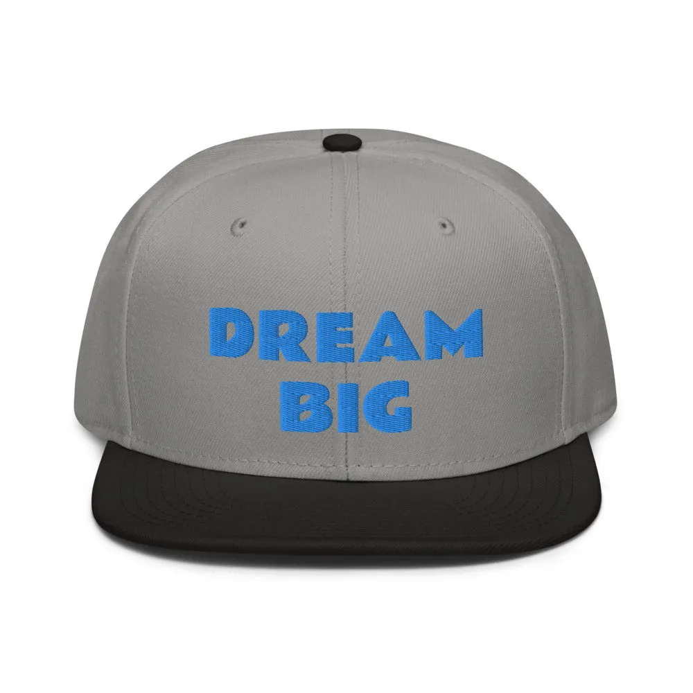 Snapback Hat "1052-0011 Dream Big (Blue Logo)"