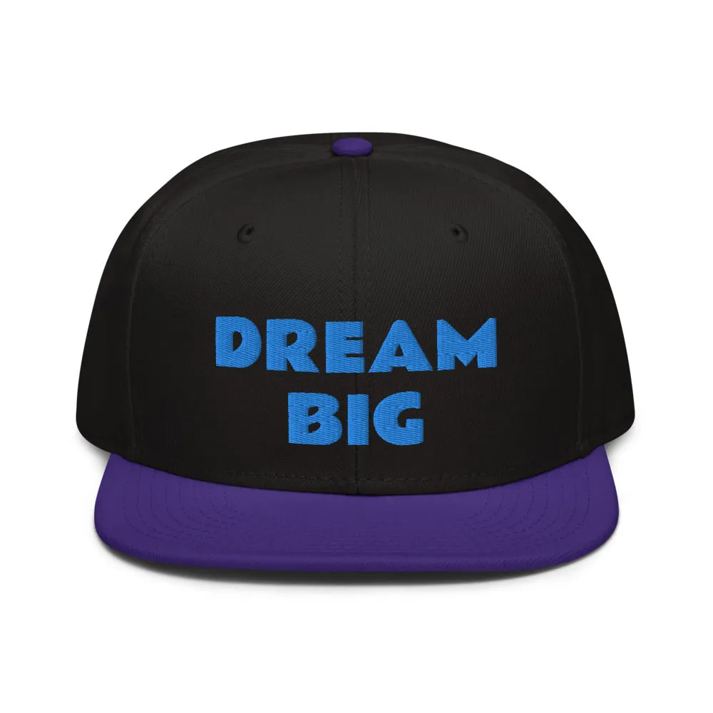 Snapback Hat "1052-0011 Dream Big (Blue Logo)"