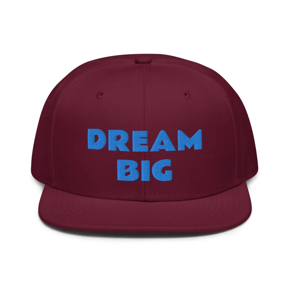 Snapback Hat "1052-0011 Dream Big (Blue Logo)"