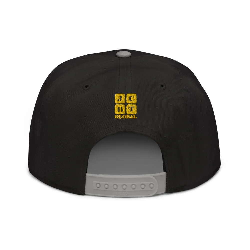 Snapback Hat "1052-0091 Insane Focus (Yellow Logo)"