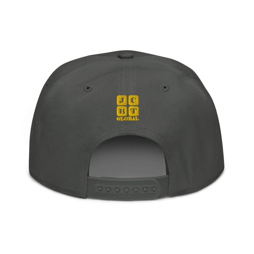 Snapback Hat "1052-0091 Insane Focus (Yellow Logo)"