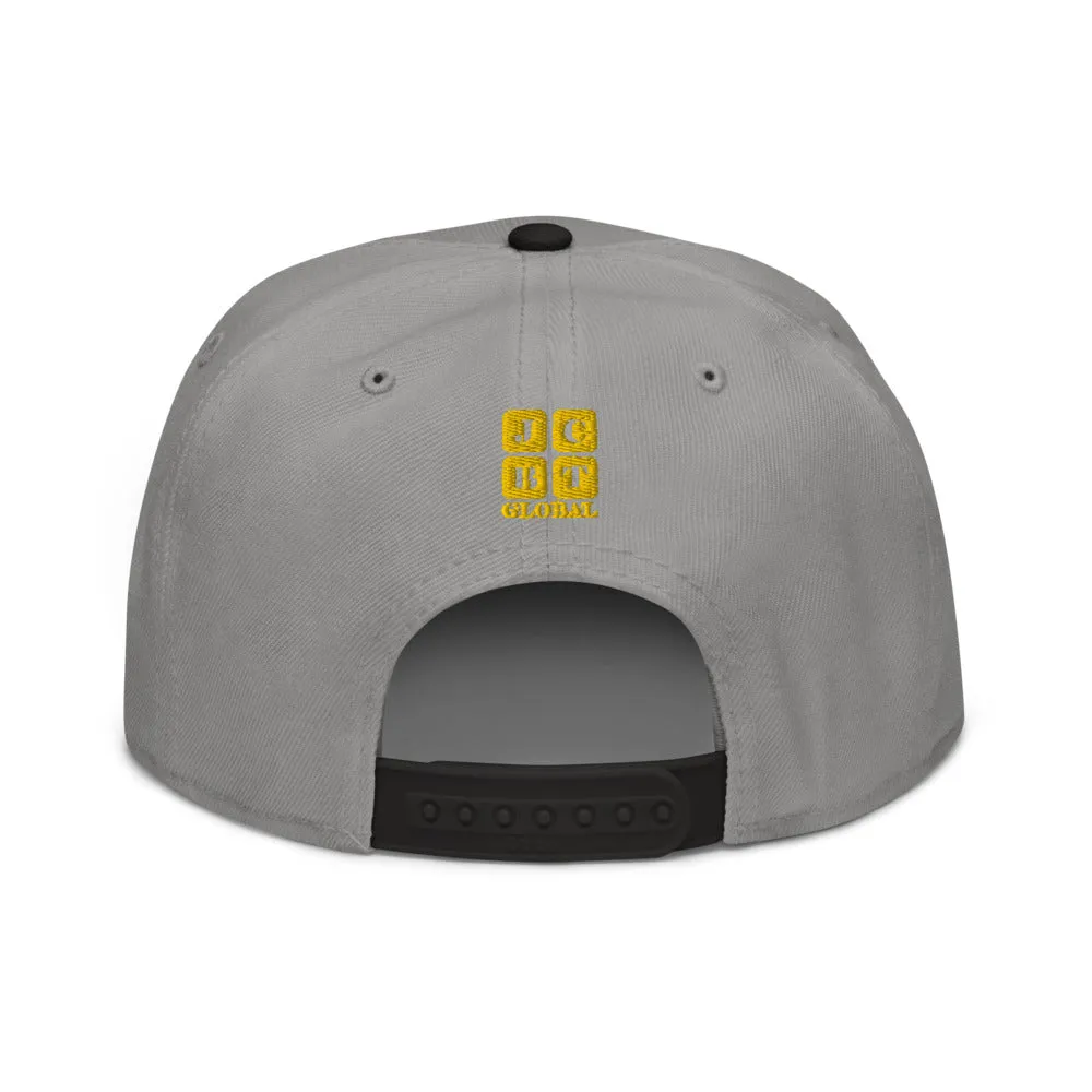 Snapback Hat "1052-0091 Insane Focus (Yellow Logo)"