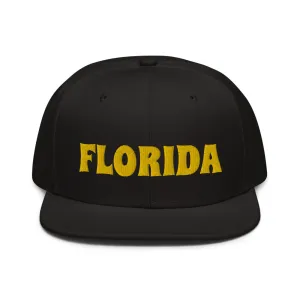 Snapback Hat "1053-0031 Florida (Yellow Logo)"