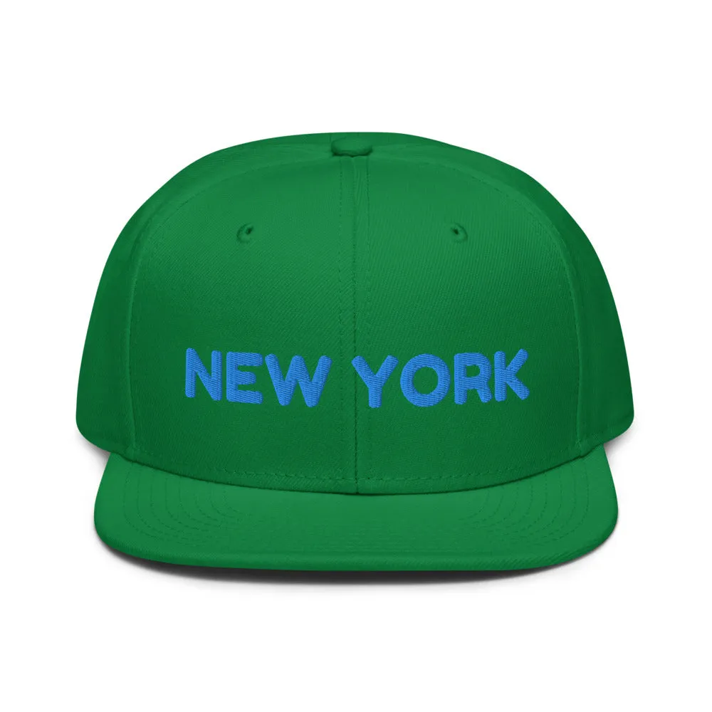 Snapback Hat "1053-0041 New York (Blue Logo)"