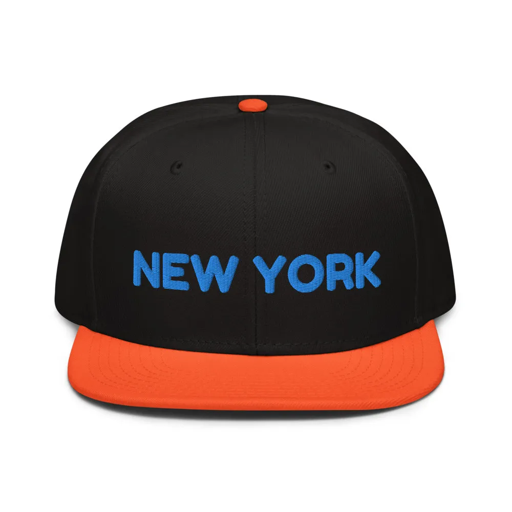 Snapback Hat "1053-0041 New York (Blue Logo)"