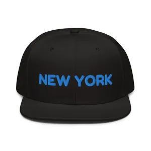 Snapback Hat "1053-0041 New York (Blue Logo)"