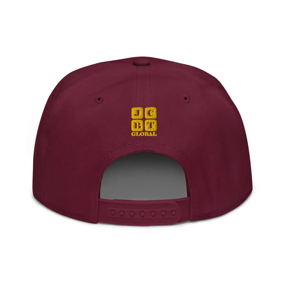 Snapback Hat "1053-0051 Illinois (Yellow Logo)"