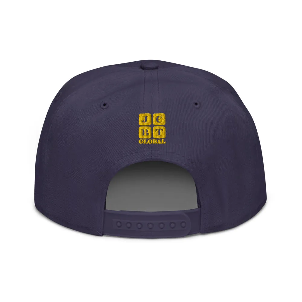 Snapback Hat "1053-0051 Illinois (Yellow Logo)"
