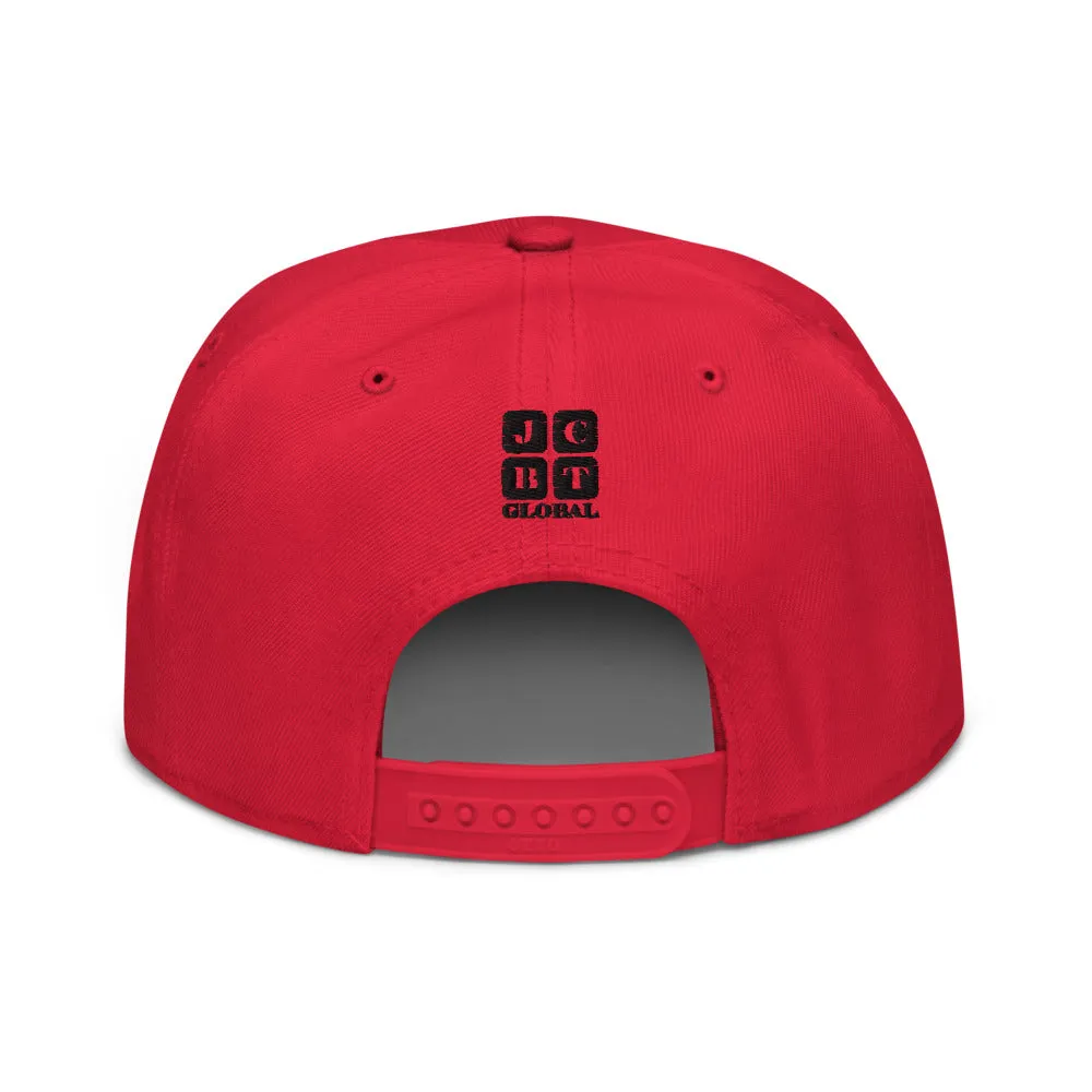 Snapback Hat "1054-0011 China (Black Logo)"