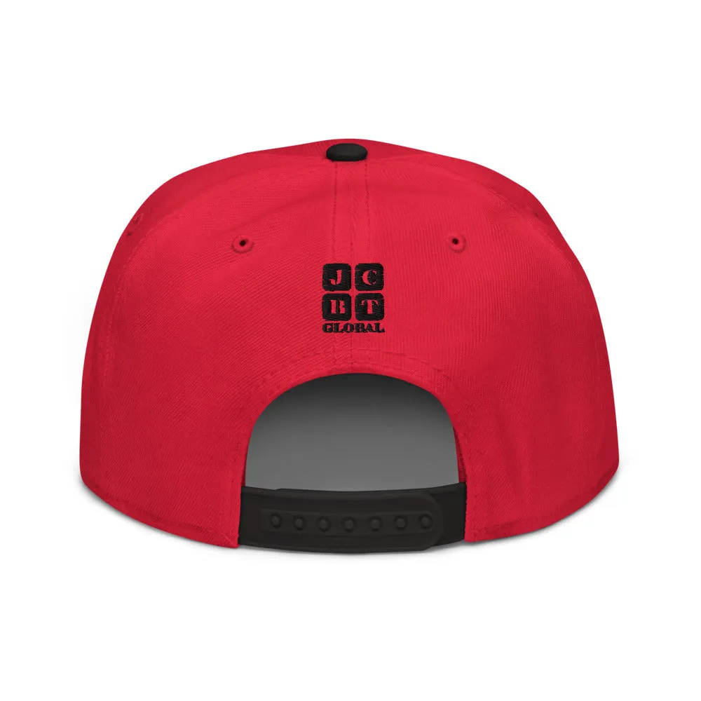Snapback Hat "1054-0011 China (Black Logo)"