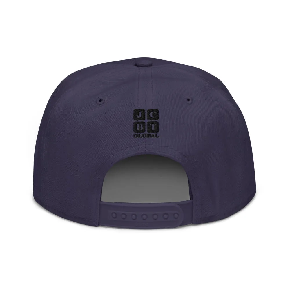 Snapback Hat "1054-0011 China (Black Logo)"