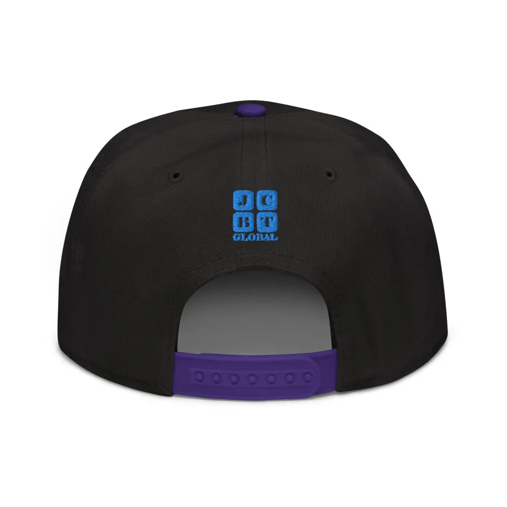 Snapback Hat "1054-0041 Indonesia (Blue Logo)"