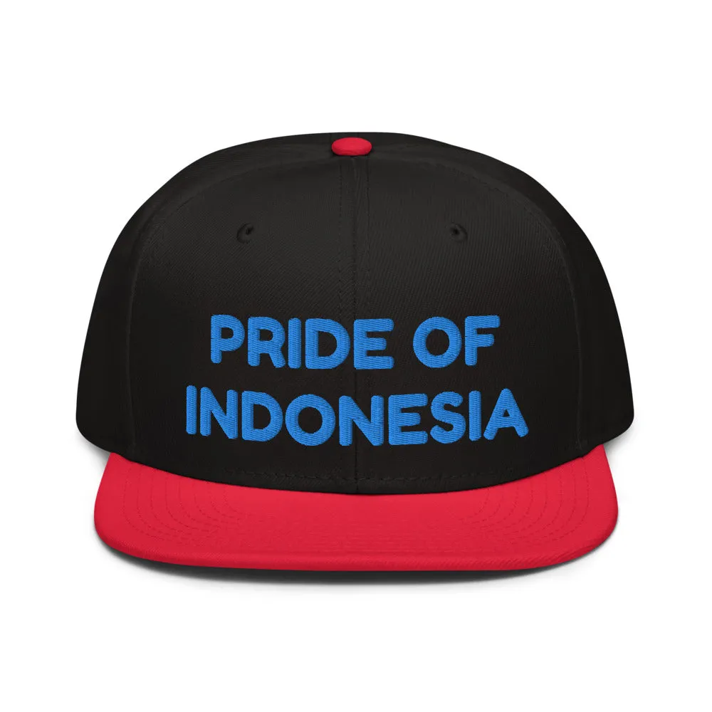 Snapback Hat "1054-0041 Indonesia (Blue Logo)"