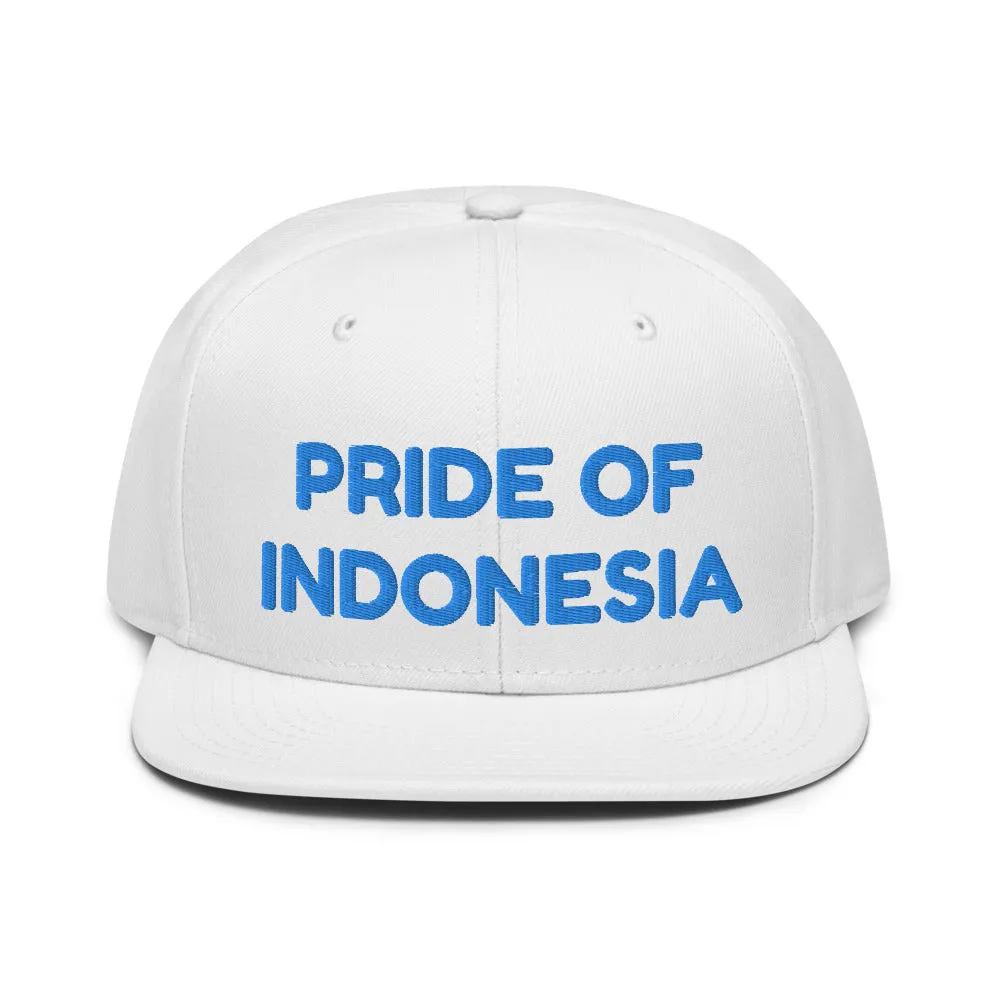 Snapback Hat "1054-0041 Indonesia (Blue Logo)"