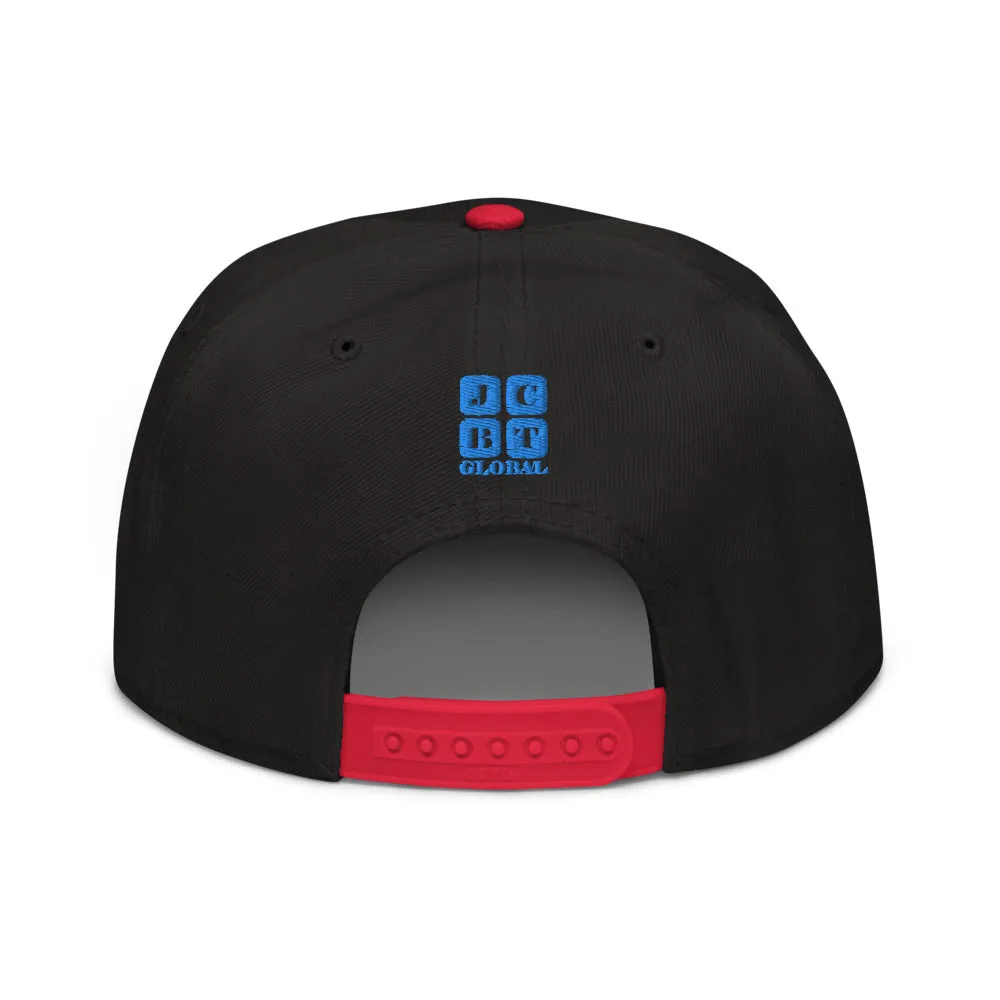 Snapback Hat "1054-0041 Indonesia (Blue Logo)"