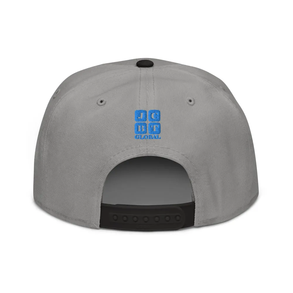 Snapback Hat "1054-0041 Indonesia (Blue Logo)"