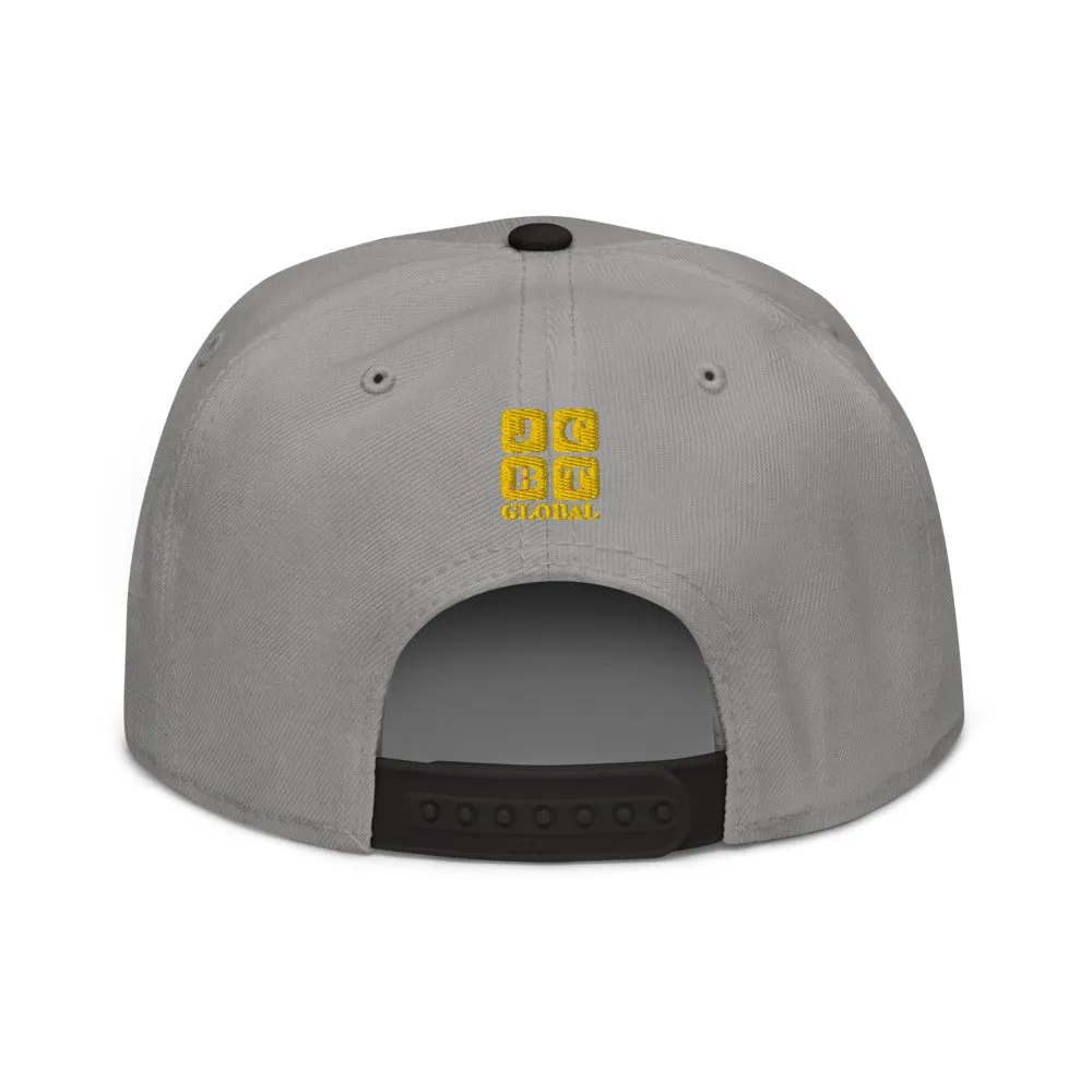Snapback Hat "1054-0041 Indonesia (Yellow Logo)"